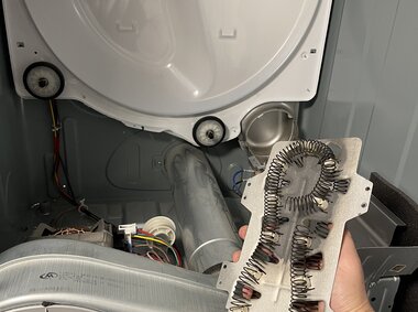 Dryer not heating up